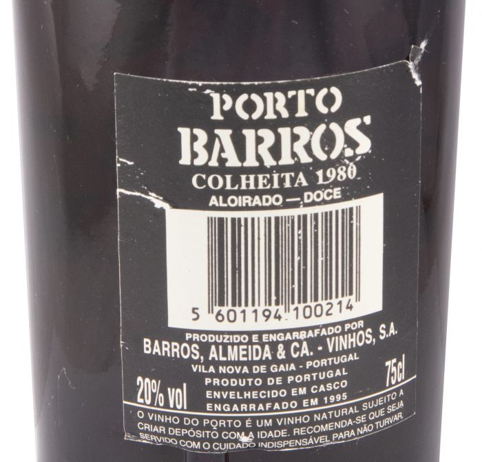 1980 Barros Colheita Porto