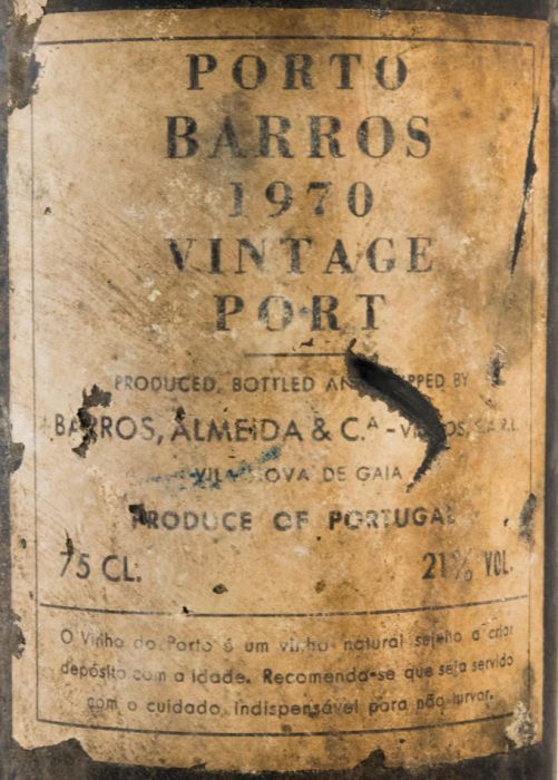 1970 Barros Vintage Port