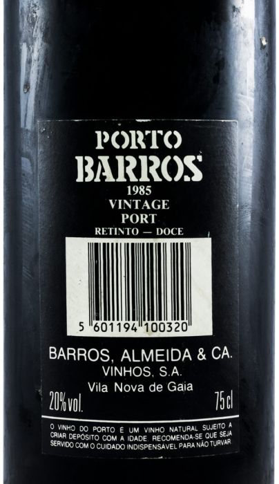 1985 Barros Vintage Port