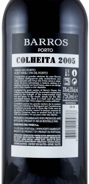 2005 Barros Colheita Porto