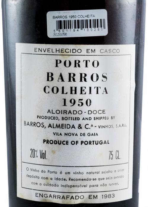 1950 Barros Colheita Port