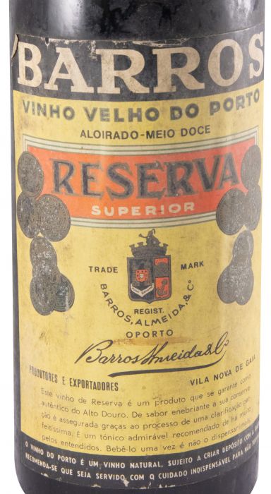 Barros Reserva Superior Port (old bottle)