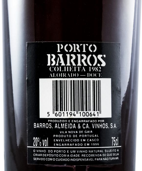1982 Barros Colheita Porto (engarrafado em 1996)