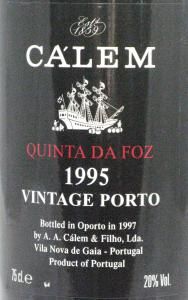 1995 Cálem Quinta da Foz Vintage Porto