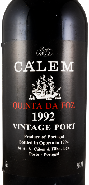 1992 Cálem Quinta da Foz Vintage Porto