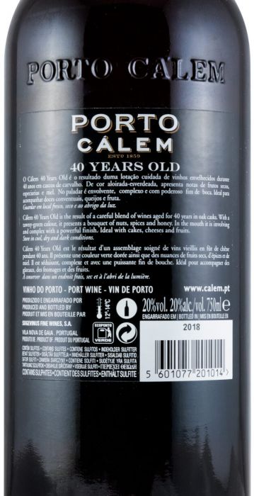 Cálem 40 years Port