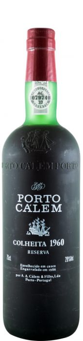 1960 Cálem Colheita Porto (garrafa pirogravada)