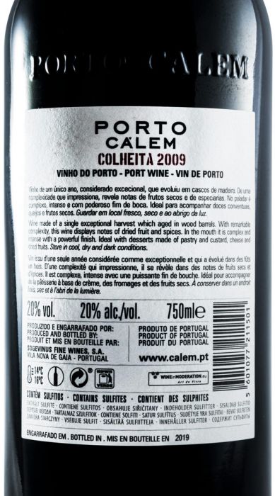 2009 Cálem Colheita Porto