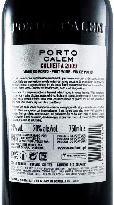 2009 Cálem Colheita Port