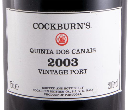 2003 Cockburn's Quinta dos Canais Vintage Porto