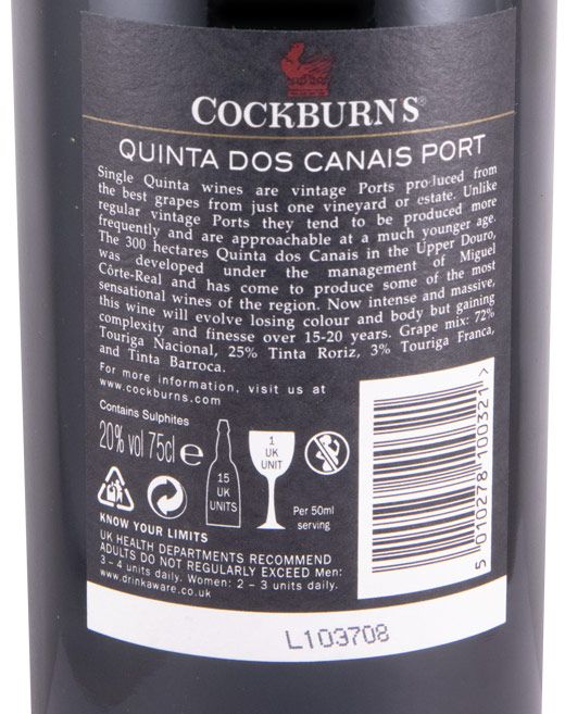 2007 Cockburn's Quinta dos Canais Vintage Porto