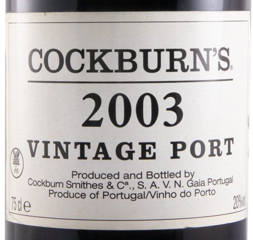 2003 Cockburn's Vintage Port