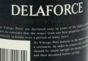 2000 Delaforce Vintage Port