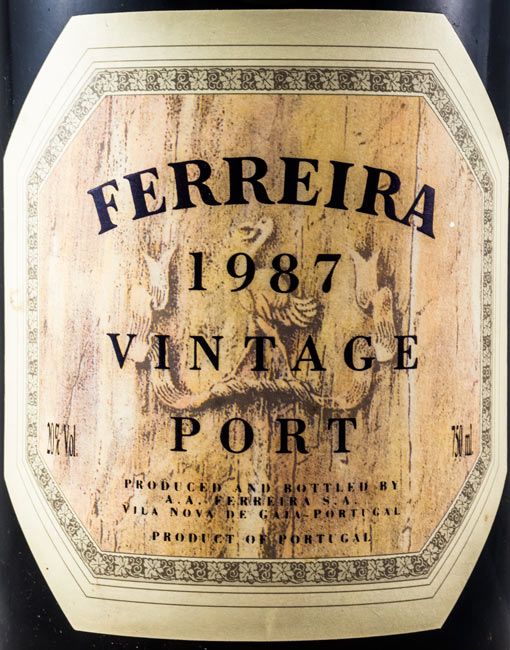 1987 Ferreira Vintage Porto
