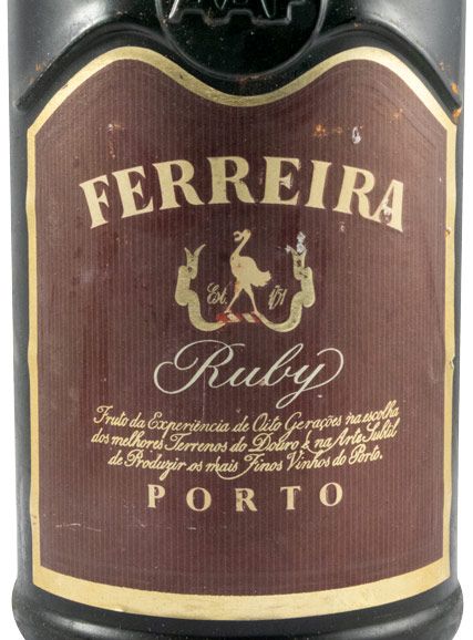 Ferreira Ruby Port (old label)
