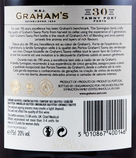 Graham's 30 years Port