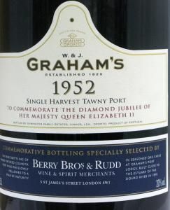 1952 Graham's Single Harvest Porto 4,5L
