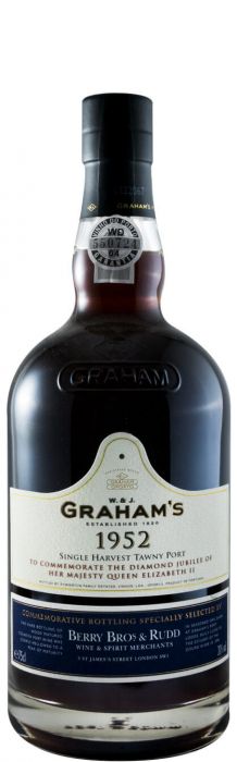 1952 Graham's Single Harvest Tawny Diamond Jubilee Porto 75cl