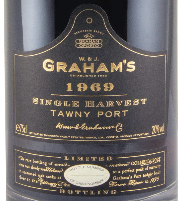 1969 Graham's Single Harvest Porto