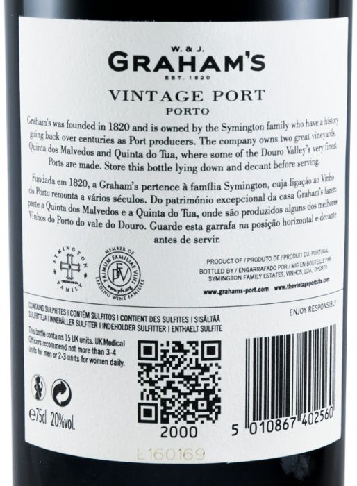 2000 Graham's Vintage Port