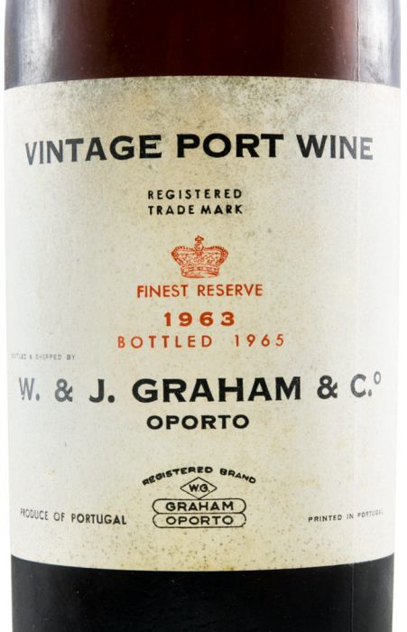1963 Graham's Vintage Port