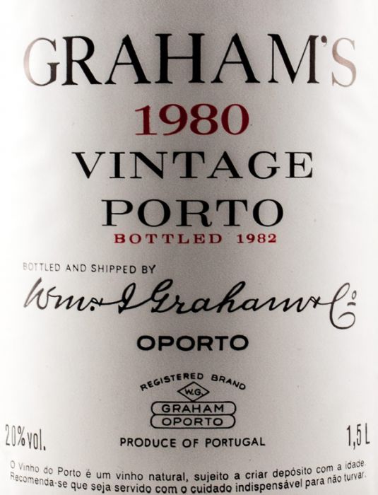 1980 Graham's Vintage Porto 1,5L