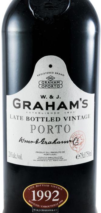 1992 Graham's LBV Port