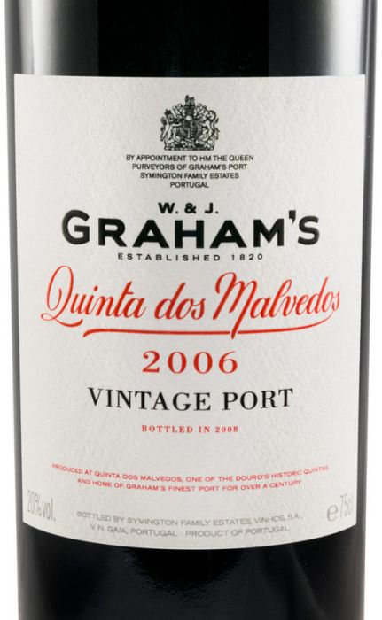 2006 Graham's Vintage Quinta dos Malvedos Porto