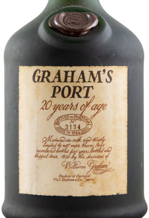 Graham's 20 anos Porto (garrafa baixa e engarrafado em 1984)