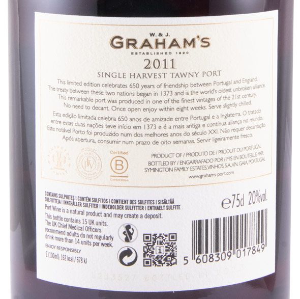 2011 Graham's Single Harvest Port