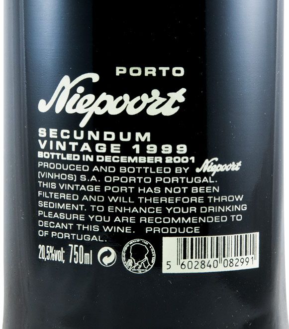 1999 Niepoort Secundum Vintage Porto