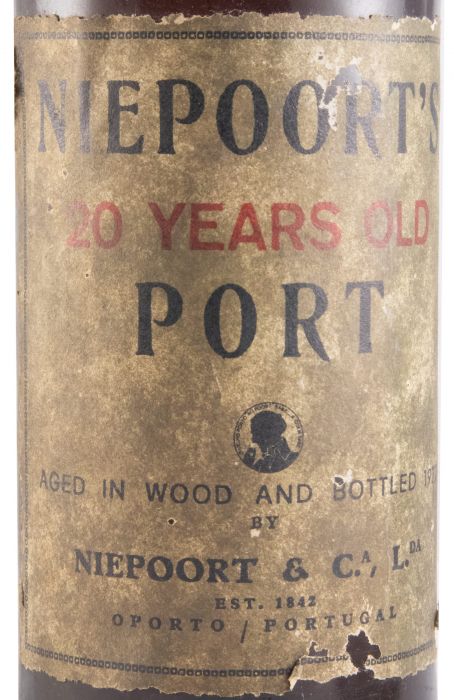 Niepoort 20 anos Porto (engarrafado em 1972 c/rótulo em papel)