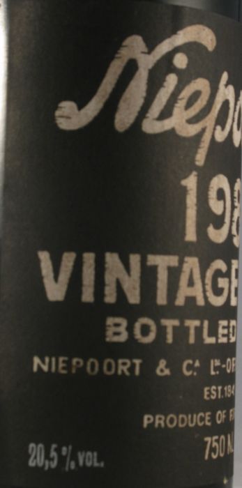 1980 Niepoort Vintage Porto