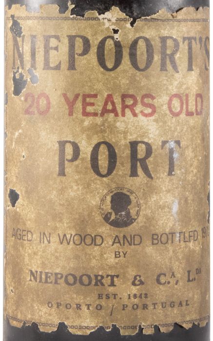 Niepoort 20 anos Porto (engarrafado em 1978 c/rótulo em papel)