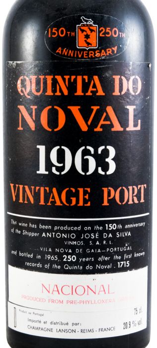 1963 Noval Nacional Vintage Porto