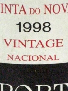 1998 Noval Nacional Vintage Porto