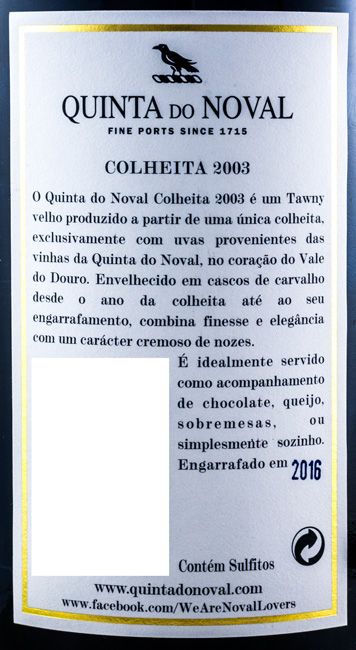 2003 Noval Colheita Port