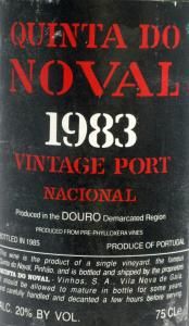 1983 Noval Nacional Vintage Porto