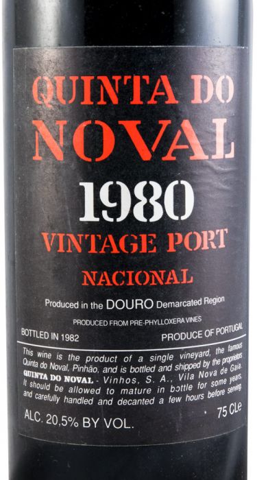 1980 Noval Nacional Vintage Port