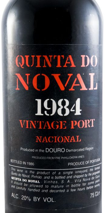 1984 Noval Nacional Vintage Porto