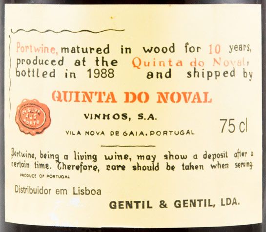 Noval 10 years Port (bottled in 1988)