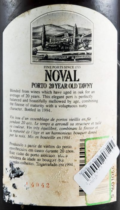 Noval 20 anos Porto (engarrafado em 1994)