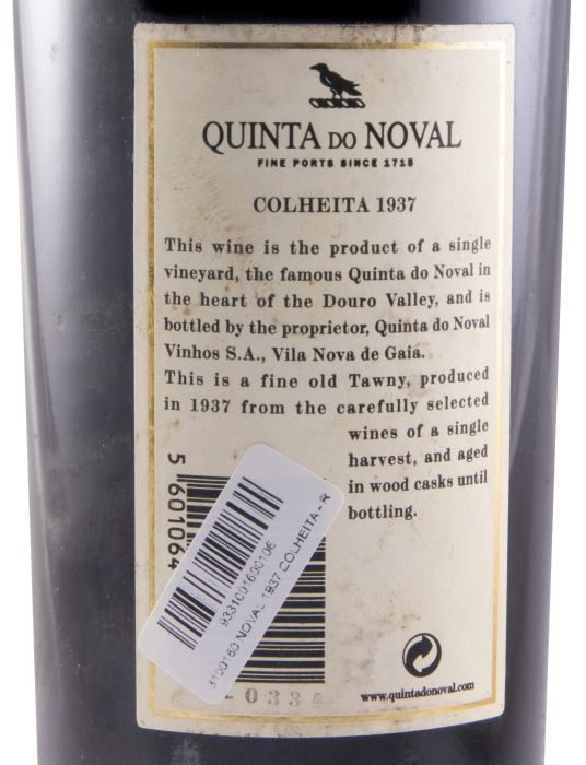 1937 Noval Colheita Porto (rótulo branco)