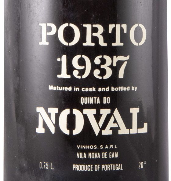 1937 Noval House Reserve Porto (engarrafado em 1987)
