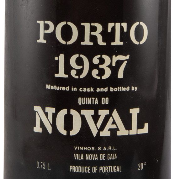1937 Noval House Reserve c/Decanter & 2 Copos de Cristal Porto