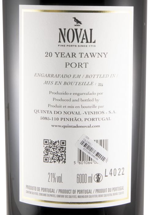 Noval 20 years Port 6L