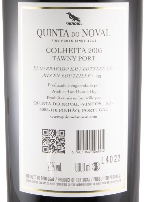 2005 Noval Colheita Porto 6L