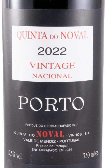 2022 Noval Vintage Nacional Port
