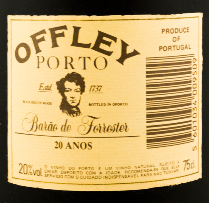 Offley Barão de Forrester 20 anos Porto