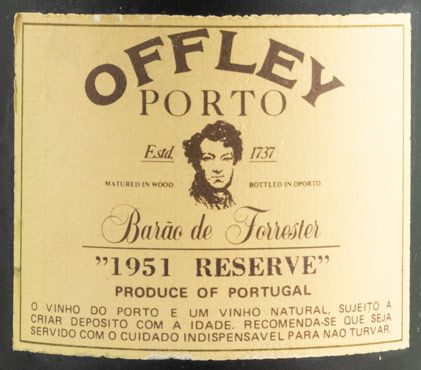 1951 Offley Reserva Porto